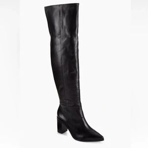 Sleek Black Leather Boots